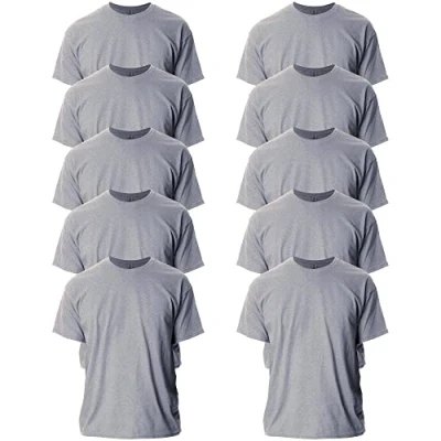 Abbildung von Gildan Unisex T shirt aus Ultra baumwolle, Stil G2000 Shirt, Sportgrau (3er pack), XL
