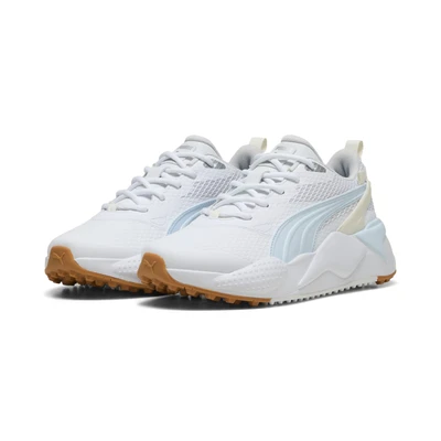 Abbildung von Puma Golf GSX Efekt Golfschuh, Damen, Größe: 40.5, white warm icy blue Schuhe