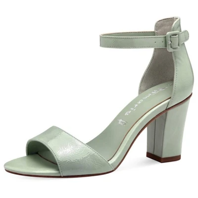 Abbildung von Tamaris High Heel Sandalette, Damen, Größe: 38, Mint patent Schuhe