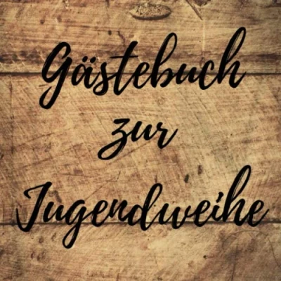 Abbildung von Gästebuch zur Jugendweihe: Erinnerungsbuch zum Eintragen von Glückwünschen Jugendweihe 110 Seiten Abmaße: 21cm x Mit tollem Soft Cover Design in Holzoptik