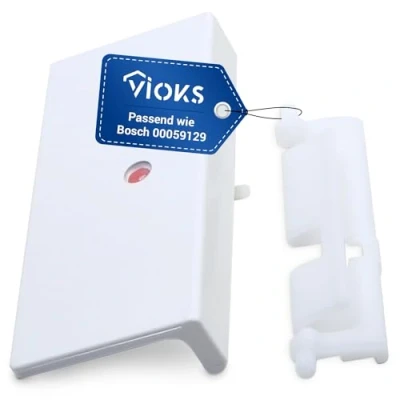 Abbildung von VIOKS Türgriff Kühlschrank Ersatz für 059129 Bosch Siemens Gefrierfach Griff Gefrierfachtür Klappe mit Feder
