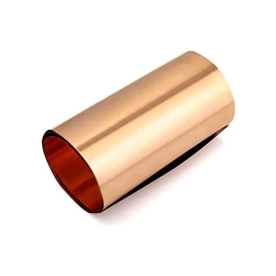 Abbildung von QWORK Kupferfolie Kupferbleche 0,1 mm, 99.9% Reines Kupfer 0,1mm x 20cm 1M