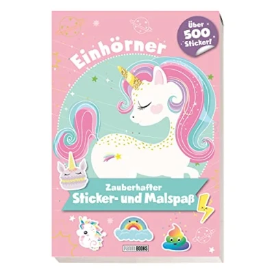 Abbildung von Einhörner: Zauberhafter Sticker und Malspaß: über 500 Sticker!