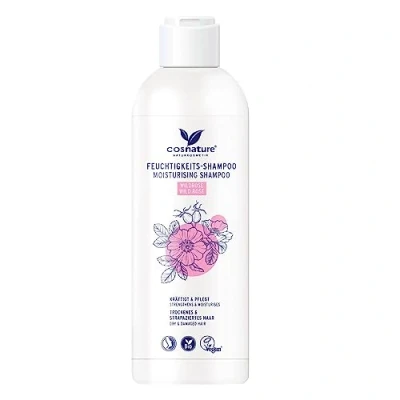 Abbildung von Feuchtigkeitsspendendes Shampoo, Rosa, Wild, BIO, 250 ml COSNATURE