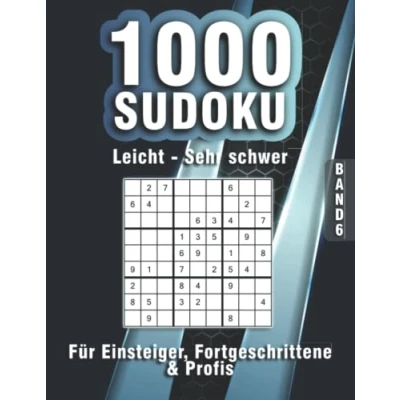 Abbildung von Riesen Sudoku Buch: 1000 Rätsel für Erwachsene und clevere Kinder in leicht bis sehr schwer
