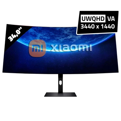 Abbildung von Xiaomi G34WQi Ultrawide Gaming Monitor 34 Zoll WQHD, 180Hz, 1ms, HDR 10, 100% sRGB, 4000:1 Kontrast, 350nits, FreeSync, RGB Ambient Light, Low Blue Randlos, Schwarz