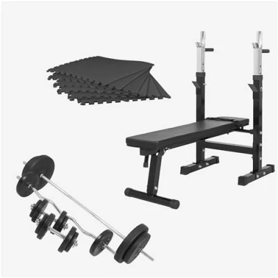 Abbildung von Hantelbank Komplettset 100 kg