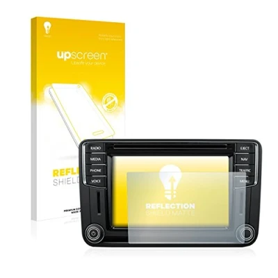 Abbildung von upscreen Entspiegelungs Schutzfolie für Volkswagen T6 2016 Discover Media Plus Displayschutz Folie Matt [Anti Reflex, Anti Fingerprint]