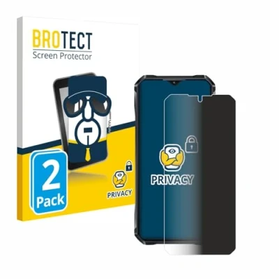 Abbildung von BROTECT (2 Stück Anti Spy Blickschutzfolie für Oukitel WP33 Pro Privacy Screen Protector [Displayschutz Folie, Sichtschutz, Blaulichtfilter]