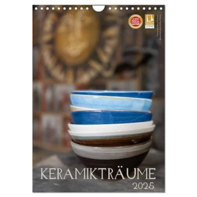 Abbildung von Keramikträume (Wandkalender 2025 DIN A4 hoch), CALVENDO Monatskalender