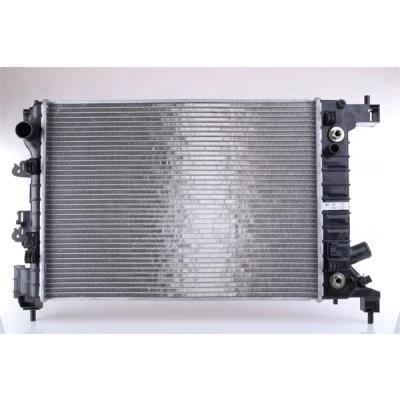 Abbildung von NISSENS 61696 Kühler, Motorkühlung Aluminium 549 398 16 Kühlrippen gelötet
