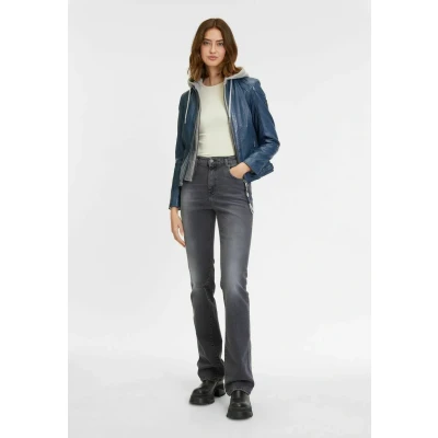 Abbildung von Gipsy Gwalice Lederjacke, Damen, Größe: XS, Blue