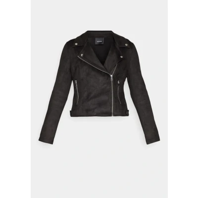 Abbildung von Vero Moda Vmjose Short Jacket Kunstlederjacke, Damen, Größe: XS, Black
