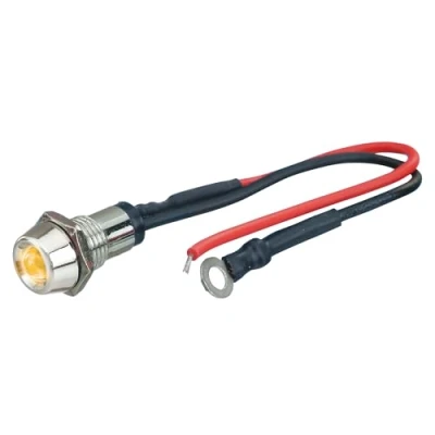 Abbildung von Foliatec LED Control Light silber Kontrolllampe Signallampe Ø = 10mm, gelb