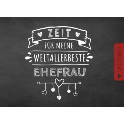 Abbildung von Gutscheinheft Ehefrau: Personalisiertes Gutscheinbuch Ehefrau 50 Gutscheinen zum einlösen: 25 vorgefertigt + selber Ausfüllen und ... Geburtstag, Weihnachten für die Frau