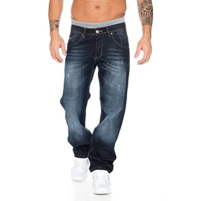 Abbildung von Rock Creek Regular Fit Jeans Herren Blau RC 3102