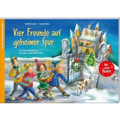 Abbildung von Vier Freunde auf geheimer Spur: Ein Adventskalender zum Vor und Selberlesen (Adventskalender mit Geschichten für Kinder: Buch Vorlesen Basteln)