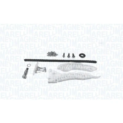 Abbildung von MAGNETI MARELLI 341500000130 Steuerkettensatz mit Schraubensatz Kette geschlossen, Simplex MINI: Schrägheck, Clubman, Cabrio, PEUGEOT: 207 CC