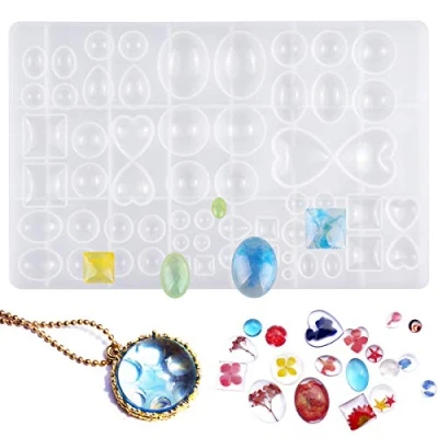 Abbildung von Kissral Silikonform Schmuck, Epoxidharz Resin Formen Gießform DIY Harz Casting Schmuck Gießformen für Handwerk Machen