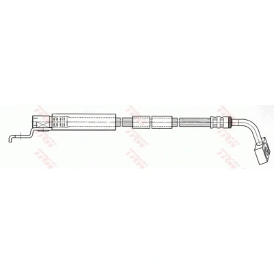 Abbildung von TRW PHD401 Bremsschläuche 455 3/8 24 JEEP: WRANGLER 2, Cherokee II, Grand I