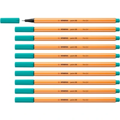 Abbildung von Fineliner STABILO point 88 10er Pack eisgrün