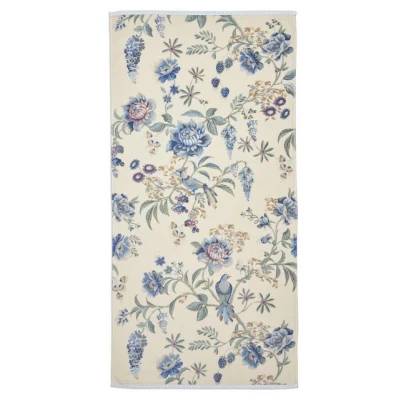 Abbildung von Secret Garden Duschtuch whiteblue 70x140cm (1 Stück)
