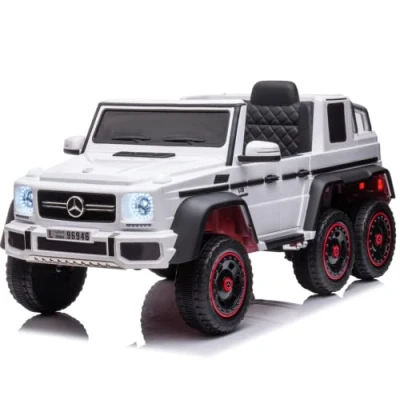 Abbildung von Mercedes G63 6x6 AMG Kinder Elektroauto 12V Weiß