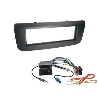 Abbildung von 1 Din Radio Einbauset Blende Radioanschlusskabel Antennenadapter für Skoda Fabia 5J 2007 2014 mit Beat