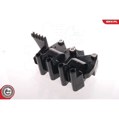 Abbildung von ESEN SKV 03SKV004 Zündspule 3 polig 12V elektrisch FIAT: Doblo I Kombi, Cargo, Multipla, LANCIA: DELTA 2