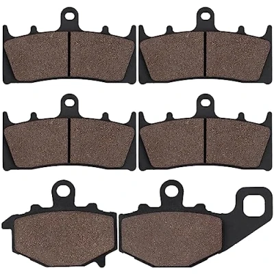 Abbildung von Bremsbeläge vorne und hinten für kawasaki Ninja 600 ZX6R ZX 6R 1998 2002, 900 ZX9R 9R 1996 2001, ZZR600 ZZR 2005 2008