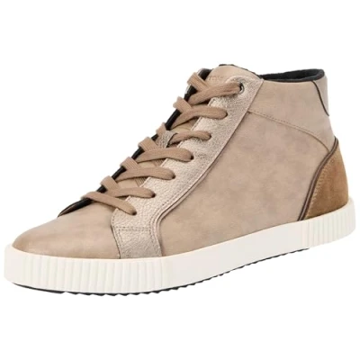 Abbildung von Geox Sneaker high, Damen, Größe: 40, Dk taupe Schuhe