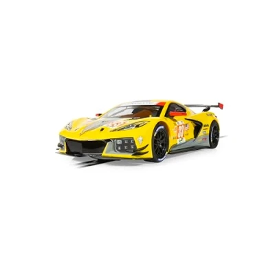 Abbildung von Scalextric Cars C4558 Chevrolet Corvette C8R Lemans GTE AM Winner 2023 Spielzeug Schlitzauto zur Verwendung Rennstrecken Geschenkideen für kleine Kinder