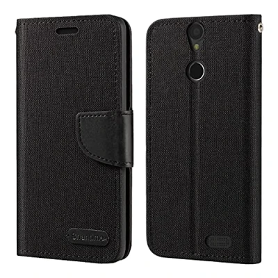 Abbildung von Vernee Thor Hülle, Oxford Leder Wallet Case mit Soft TPU Back Cover Magnet Flip für