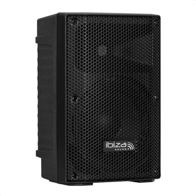 Abbildung von Ibiza XTK8 MKII Passiver 8&quot;/20 cm SONO Lautsprecher 25mm Kompressionshochtöner Bassreflexsystem Griffe und Räder New Version Schwarz Party, Events, Club, Konferenz