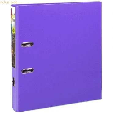 Abbildung von 10 x Exacompta Ordner Premium A4 50mm PP lila
