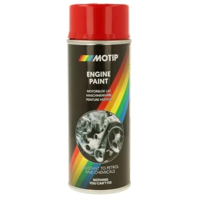 Abbildung von MOTIP 04091 Motor / Schalldämpferlack Kompakt 44670 blau hochglänzend 400ml Rot 400