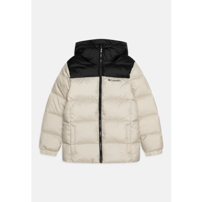 Abbildung von Columbia Puffect Hooded Unisex Winterjacke für Kinder, Größe: 116, Dark stone