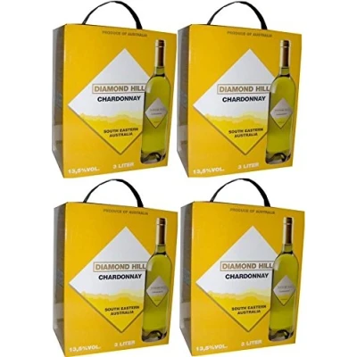Abbildung von 4 x DIAMOND HILL CHARDONNAY Bag in Box 3 LITER 13,5%