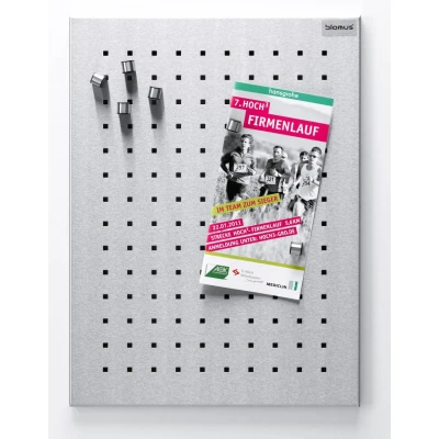 Abbildung von blomus Magnettafel Muro magnetische Tafel Memoboard Pinnwand 40x30 cm Edelsta, (Packung)