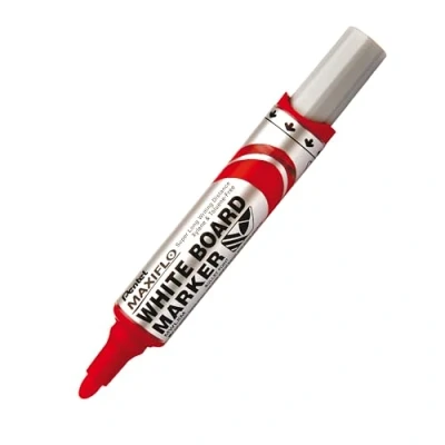 Abbildung von Pentel Maxiflo MWL5M Boardmarker 12 Stück rot