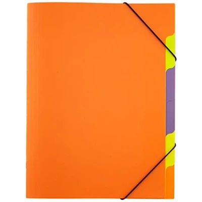 Abbildung von Pagna 41803 09 Ordnungsmappe, Funky School Trend PP, 5 teilig, orange
