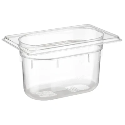 Abbildung von APS 82051 GN 1/9 Polycarbonat Behälter, 17, 6 x 10, 2 10 cm 1 ltr.