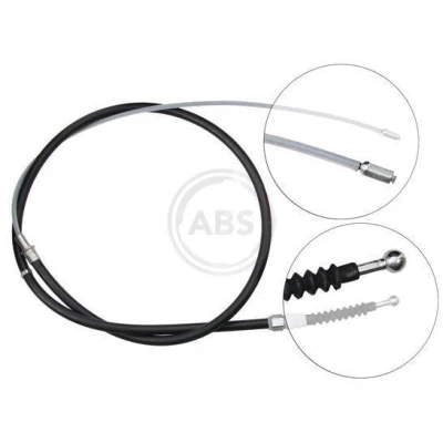 Abbildung von A.B.S. K13756 Handbremsseil 1642 Scheibenbremse für Links /Rechtslenker SEAT: Ibiza 4 Schrägheck, ST, Sportcoupe