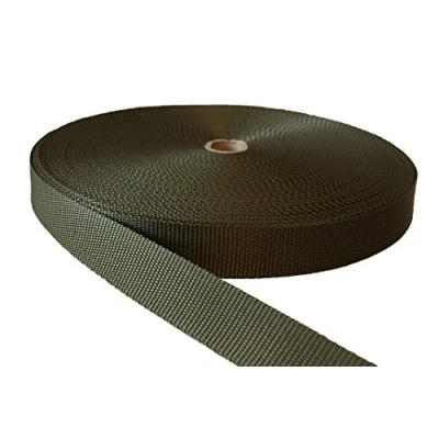 Abbildung von Gurtband Polypropylene Olive 25mm Breit 50 Meter