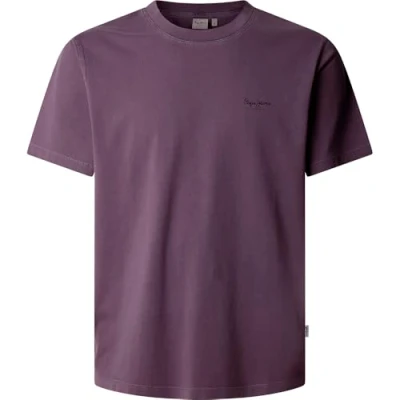 Abbildung von Pepe Jeans Herren Jacko T Shirt, Violett (Aubergine Lila), S