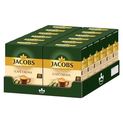 Abbildung von Jacobs löslicher Kaffee Café Crema, 300 Instant Sticks, 12er Pack, 12 x 25 Getränke