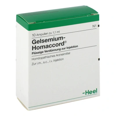 Abbildung von Gelsemium Homaccord Ampullen