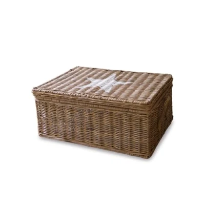 Abbildung von Mirabeau Dekokorb Box Carcans braun/weiß