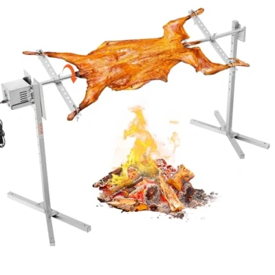 Abbildung von VEVOR Lammgrill Spanferkelgrill Spießbratengrill 52W 60kg Elektrisch 1445mm
