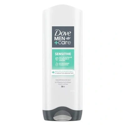 Abbildung von Dove Men+Care 3 in 1 Duschgel Sensitive Duschbad für Körper, Gesicht und Haar empfindliche trockene Haut 250 ml Stück